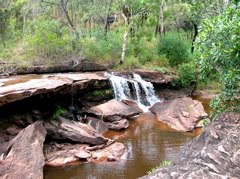 Pause to enjoy the falls