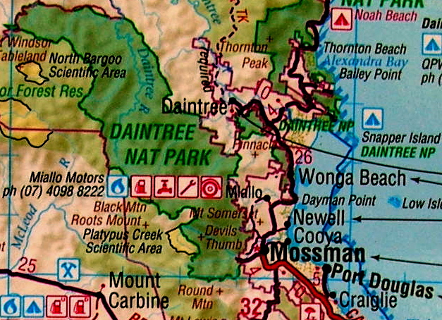 Mossman to Daintree Village