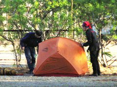 Peter and Patsy making do