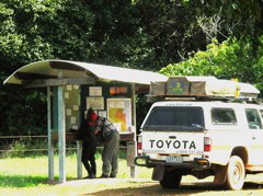 Self-registration station