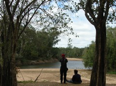 Eight-mile Waterhole lunch stop