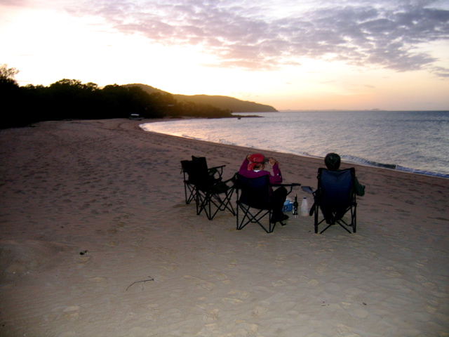 Happy Hour on the beach, second night